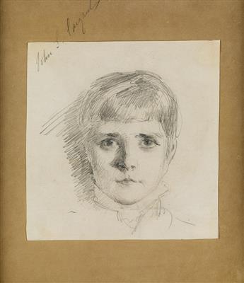 JOHN SINGER SARGENT Head of a Young Girl.